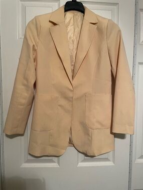 Women's Butter yellow Blazer Jacket
